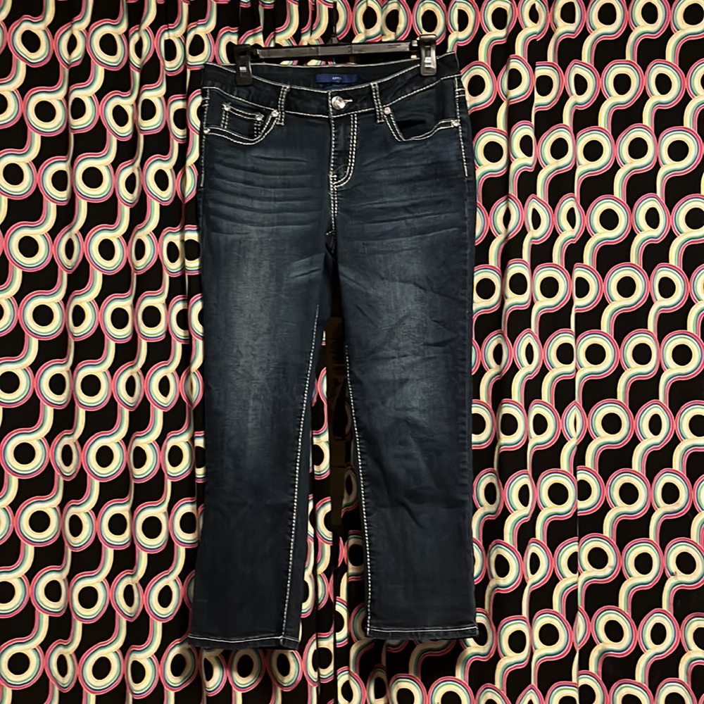 Bedazzled Capri Jeans